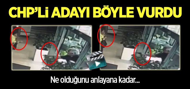 CHP adayı dizlerinden vuruldu