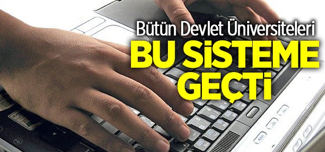 Tüm devlet üniversiteleri e-kayıt'a geçti