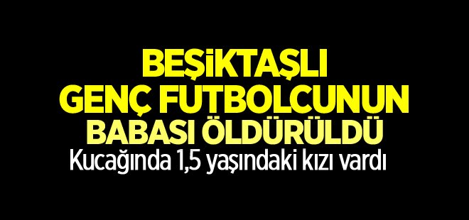 Kucağında kızı vardı