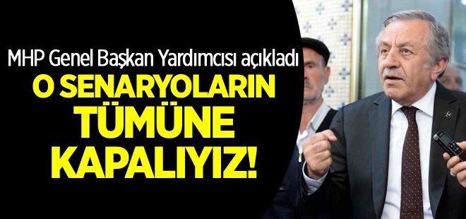 MHP'den koalisyon iddialarına yanıt