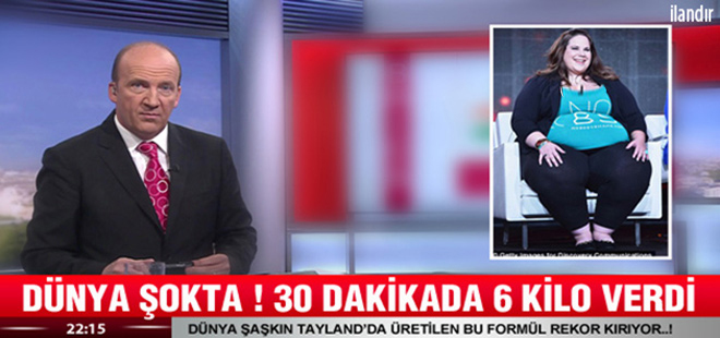 30 Dakikada 6 Kilo Verdi