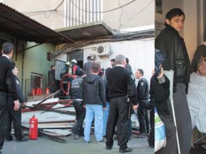 Hastanede yangın telaşı