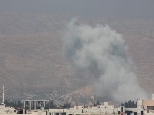 Yine yerleşim yerini bombaladılar !