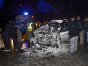 Korkunç kaza :2 ölü, 5 yaralı !