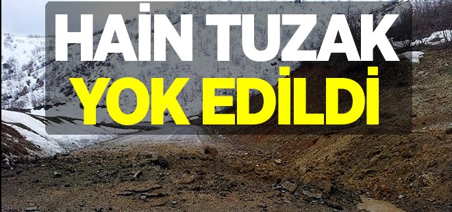 Bitlis'te yola döşenmiş 100 kilogram patlayıcı imha edildi