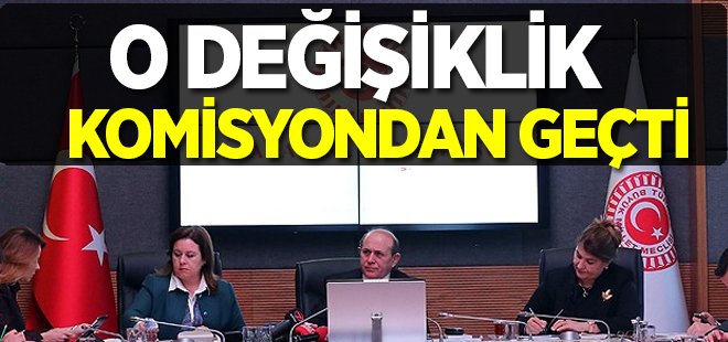 "Parti kapatma" değişikliği komisyondan geçti