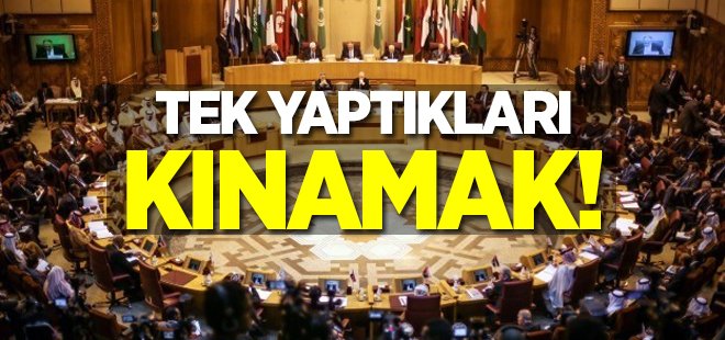 Arap Birliği uluslararası toplumu kınadı