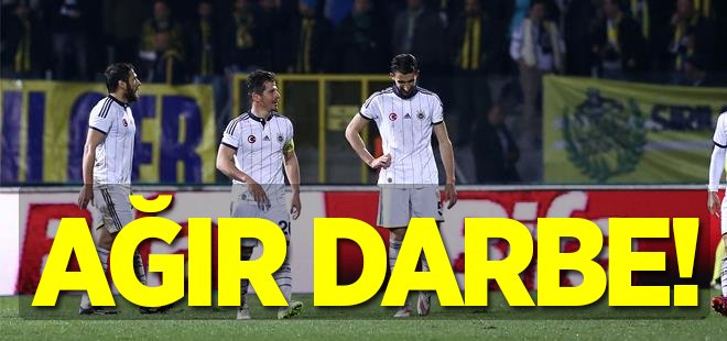 Başkentte Fenerbahçe'ye ağır darbe