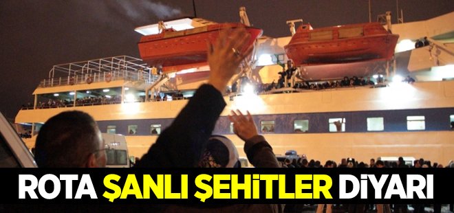 9 Şehit veren gemi ile Çanakkale'ye yolculuk