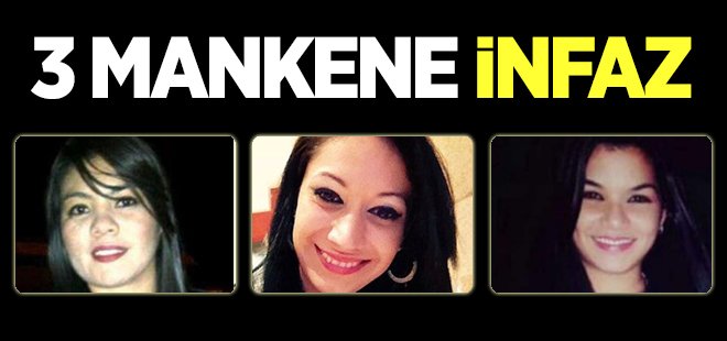 Üç mankene sokakta infaz