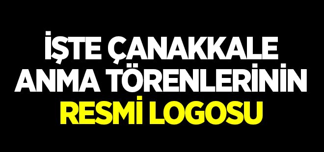 Anma törenlerinin resmi logosu belirlendi