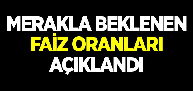 Merkez Bankası faiz oranlarını değiştirmedi