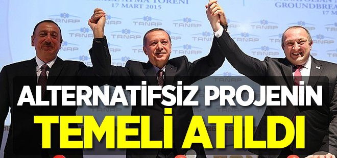 TANAP için ilk kazma vuruldu