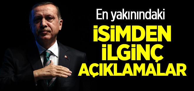 Yalçın Akdoğan'dan ilginç açıklamalar