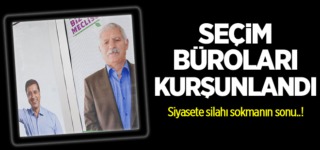 Yalova'da HDP seçim bürosuna silahlı saldırı