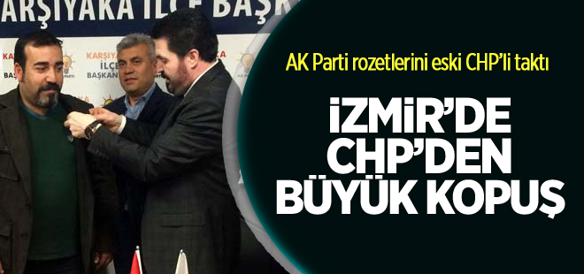 Eski CHP'liler AK Parti rozetini Savcı Sayan taktı