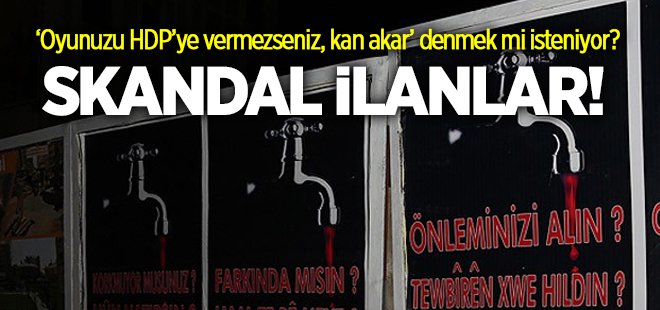 Van'da skandal ilanlar