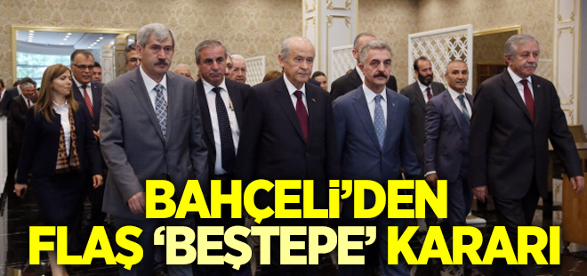 Bahçeli'den Beştepe ziyaretine onay