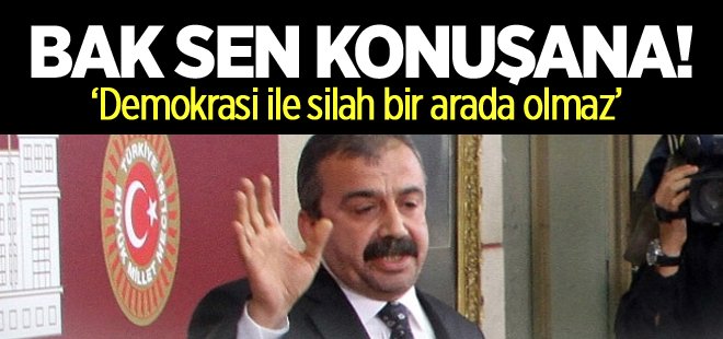 Bak sen şu konuşana