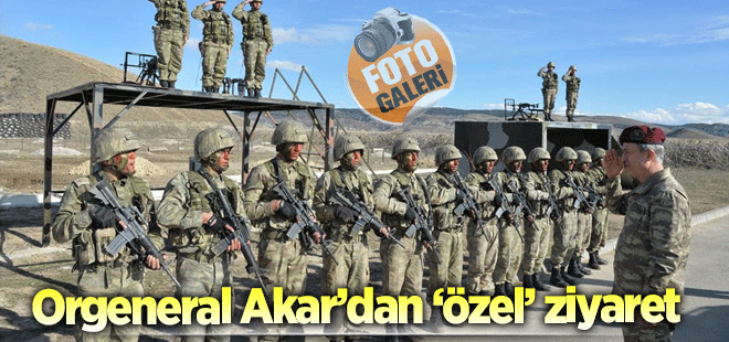 Orgeneral Akar'dan Özel Kuvvetler'e ziyaret