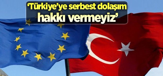 İngiltere: Türkiye'ye serbest dolaşım hakkı vermeyiz
