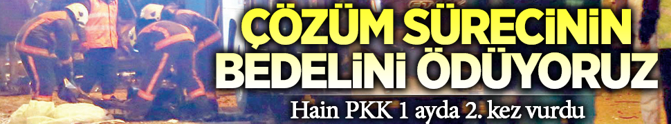 Çözüm sürecinin bedelini ödüyoruz