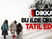 İstanbul'da okullar tatil!