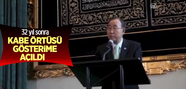 Kabenin Örtüsü Yeniden Sergileniyor