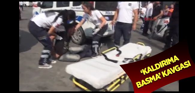 Kaldırıma basma kavgası