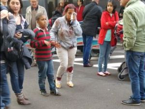 Patlama sonrası böyle kaçtılar